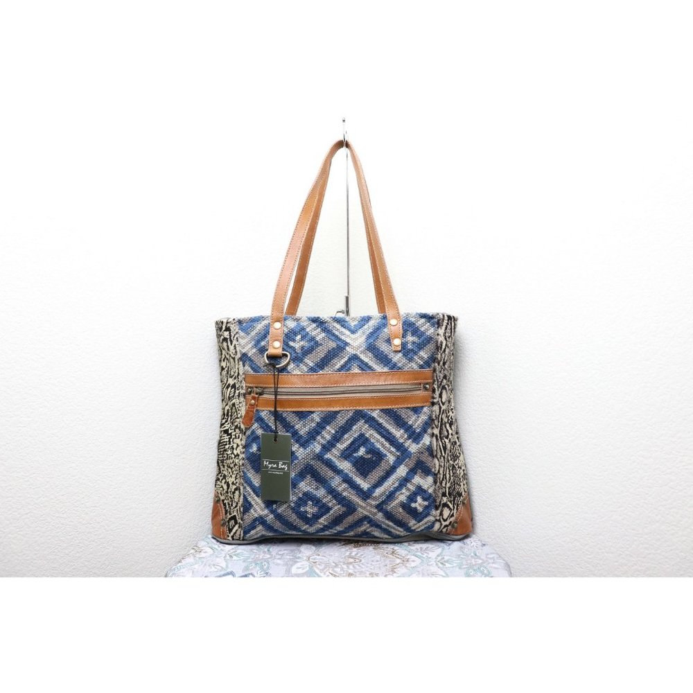 🆕Myra Bag Canvas  Large Tote Bag Shoulder Bag - Picture 2 of 10